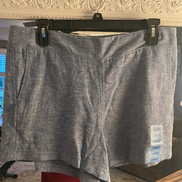 Pants - Gap Blue linen shorts